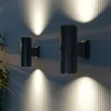 Lampa ścienna, czarny metal, IP54, gniazdo E27, wysokość 26 Podgląd zdjęcia produktu 2