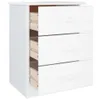 Nachttisch ALTA Weiß 41x35x55,5 cm Massivholz Kiefer Produktbild-Vorschau 4