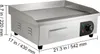 VEVOR Plaque gril électrique BBQ Plaque de cuisson Plaque Voir les images du produit 10