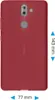 PhoneNatic Case kompatibel mit  Nokia 9 - rot Silikon Hülle Produktbild-Vorschau 2