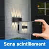 ZMH LED Wandlamp 2 stuks, binnen en buiten, zwart, 7W, Productafbeelding-voorbeeld 11