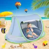 Baby-Strandzelt,Pop-Up Sonnenzelt mit UV-Schutz und Produktbild-Vorschau 5
