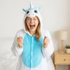 Pigiama Onesie Kigurumi Travestimento Costume Unicorno Anteprima dell’immagine prodotto 7