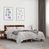 vidaXL Rám postele z kouřového dubu 140x190 cm Materiál na Náhled obrázku produktu 2