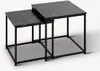 2er-set couchtisch jones marmoreffekt schwarz l37 33cm  - Produktbild-Vorschau 7
