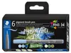 Staedtler Pigment Brush Pen "Blues & Greens" 6er Schachtel, Produktbild-Vorschau 1