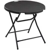 Outsunny Gartentisch, Runder Klapptisch, Ø80 cm Produktbild-Vorschau 1