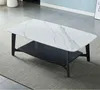 CasaDolce Couchtisch BELINDA, weiß, schwarz, 130x70x45 cm, Produktbild-Vorschau 4