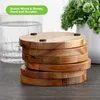 Untersetzer Holz Rund für Gläser 6er Set, Untersetzer aus Produktbild-Vorschau 6