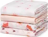 Coperta Momcozy in mussola, confezione da 4, con motivi Anteprima dell’immagine prodotto 1