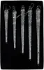 5x Deko Anhänger Eiszapfen Glas 10-18cm Winterdeko Produktbild-Vorschau 1