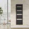 Ručníkový radiátor 'Voss' černý 160x50cm lamely Náhled obrázku produktu 1