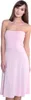 Damen Bandeau Bandeaukleid Sommer Kleid; Puderrosa L/XL Produktbild-Vorschau 2