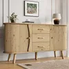 Buffet Merax avec portes coulissantes et tiroirs, commode à Voir les images du produit 4
