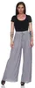 Damen Sommer Chiffon Hose Sommer Strandhose Lässig Grau Produktbild-Vorschau 2