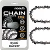 2x catena per motosega 30cm 1,1mm 3/8" 45 TG per Ryobi Anteprima dell’immagine prodotto 1