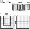 YARDIN Oplocení pro štěňata Volný výběh Výběh pro štěňata s Náhled obrázku produktu 7