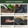 Iropro 50m² Unkrautvlies Gartenvlies Unkrautfolie Produktbild-Vorschau 9