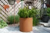 Vaso da fiori NEW RONDO in acciaio Corten color ruggine Anteprima dell’immagine prodotto 3