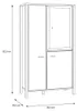 Vitrine Beistellschrank Standvitrine Vitrinenschrank Produktbild-Vorschau 7