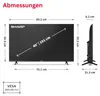 SHARP 40HA1705E 40 Zoll Fernseher LED TV mit Full HD Produktbild-Vorschau 2