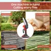 Mini-Kettensäge, 4 Zoll 6 Zoll 21V Elektro-Kettensäge, Akku Produktbild-Vorschau 6