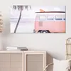 DEQORI Hybrid Leinwand Bild 100x50 cm 'Retro Strandfahrt' Produktbild-Vorschau 4