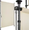 Close-up view of a retractable awning mechanism and fabric. Náhled obrázku produktu