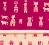 BRUBAKER Cashmirillo sciarpa da donna con motivo a gatto - Anteprima dell’immagine prodotto 7