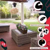 KOTARBAU® 2 pezzi Fioriera da Esterno PVC 60x18x14cm Anteprima dell’immagine prodotto 8