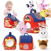 Baby Spielzeug 1-12 Monate, Plüsch-Bauernhoftiere, Produktbild-Vorschau 7