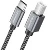 deleyCON 1,5m USB C Druckerkabel Scannerkabel 2.0 - USB C Produktbild-Vorschau 1