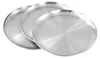TRANKIELO® - 6 stuks 26 cm ronde roestvrijstalen borden – Productafbeelding-voorbeeld 6
