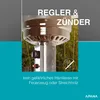 Close-up of a gas heater with text overlays and a logo. Produktbild-Vorschau