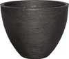 Kvetináč plastový s ryhovaním Geli Ø 40 cm x 31 cm antracit Produktbild-Vorschau 1