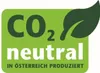 A green badge with text indicating CO2 neutrality and production in Austria, along with a leaf graphic. Anteprima dell’immagine prodotto