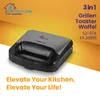 Extralink 3in1 Sandwichmaker Waffeleisen Kontaktgrill 1000W Produktbild-Vorschau 2