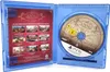 An open video game case showing the game disc and an insert with marketing images. Produktbild-Vorschau