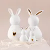 Räder Ostern Porzellanhase groß Dame goldene Ohren Produktbild-Vorschau 1