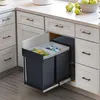 SONGMICS Mülleimer küche, Mülltrennsystem für Unterschrank, Produktbild-Vorschau 1