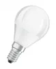 A white LED light bulb with a silver screw base, isolated on a white background. Produktbild-Vorschau