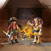 Two Playmobil figures, a treasure hunter and a mummy, are in an Egyptian-themed setting. Náhľad obrázku produktu