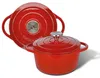 KÜCHENPROFI Bratentopf Provence rund 24cm classic red Produktbild-Vorschau 3