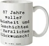 Mr. & Mrs. Panda Trinkbecher Spruch 87. Geburtstag Weisheit Produktbild-Vorschau 1