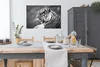 MuchoWow® Poster Tiger - Wild - Schwarz - Weiß 120x80 cm - Produktbild-Vorschau 3