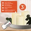 Meisterhome® Set di 3 candele LED senza fiamma Ribble con Anteprima dell’immagine prodotto 8