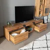 MASSIVMOEBEL24 TV-Board Wildeiche / Zerreiche 220x48x50 Produktbild-Vorschau 6