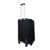 A black rolling suitcase is shown from a side-angle against a white background. Náhled obrázku produktu