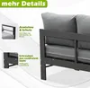 MEXO Gartenmöbel-Sets Aluminium, Gartensofas Ecklounge mit Produktbild-Vorschau 6