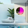 Miroir rond Vrygle Ø 66 cm, miroir mural irisé pour le Voir les images du produit 3